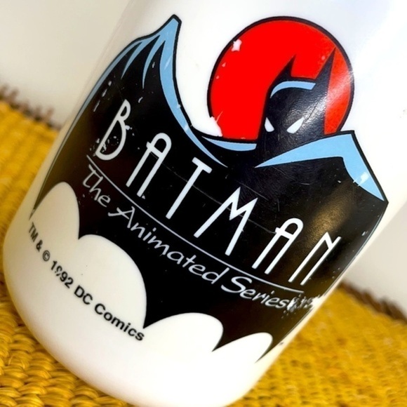THERMOS | VINTAGE DC Comics Batman Thermos Circa 1992 with Thermos Lid - Picture 3 of 5